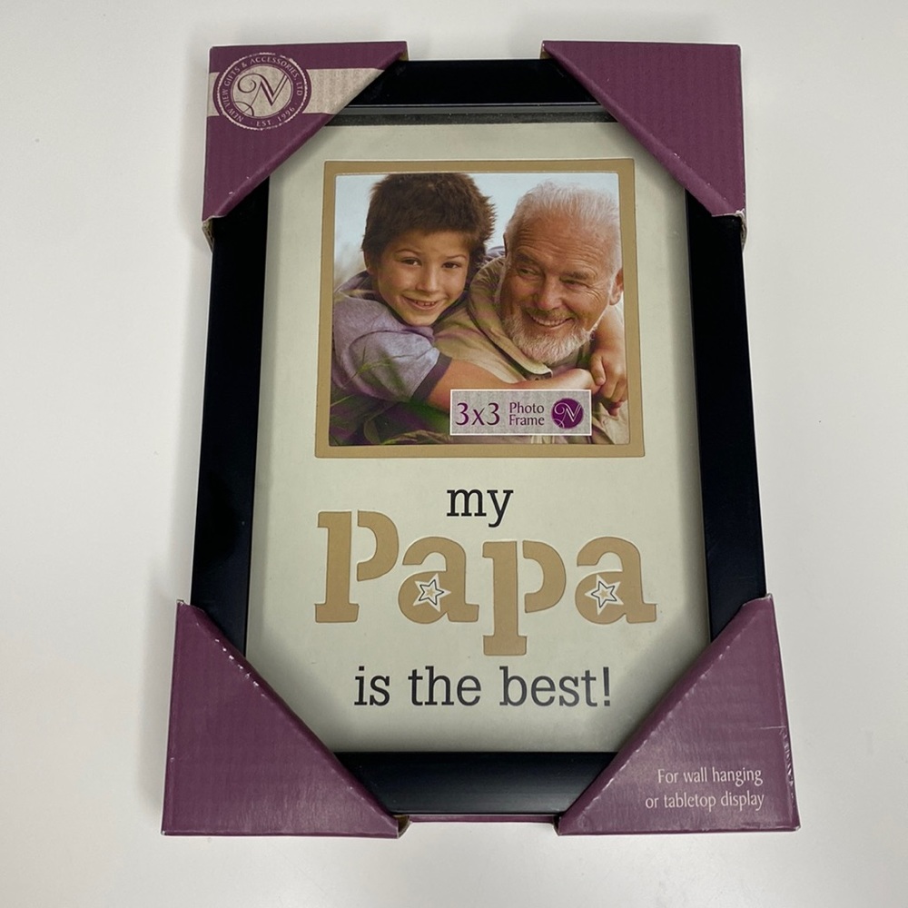 NWT My Papa is the best! Stencil Expressions Frame from Kohl’s